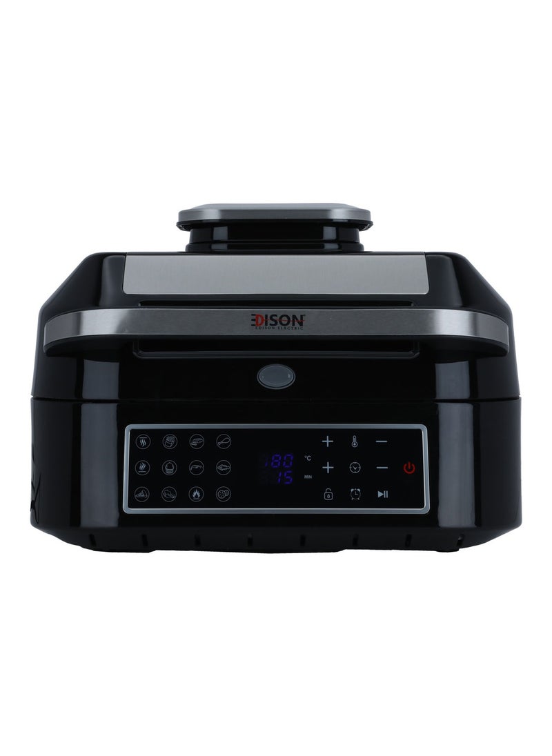 EDISON - Air Fryer Black Steel 12 Functions 6.5L 1800W - Image 1