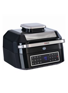 Air Fryer Black Steel 12 Functions 6.5L 1800W