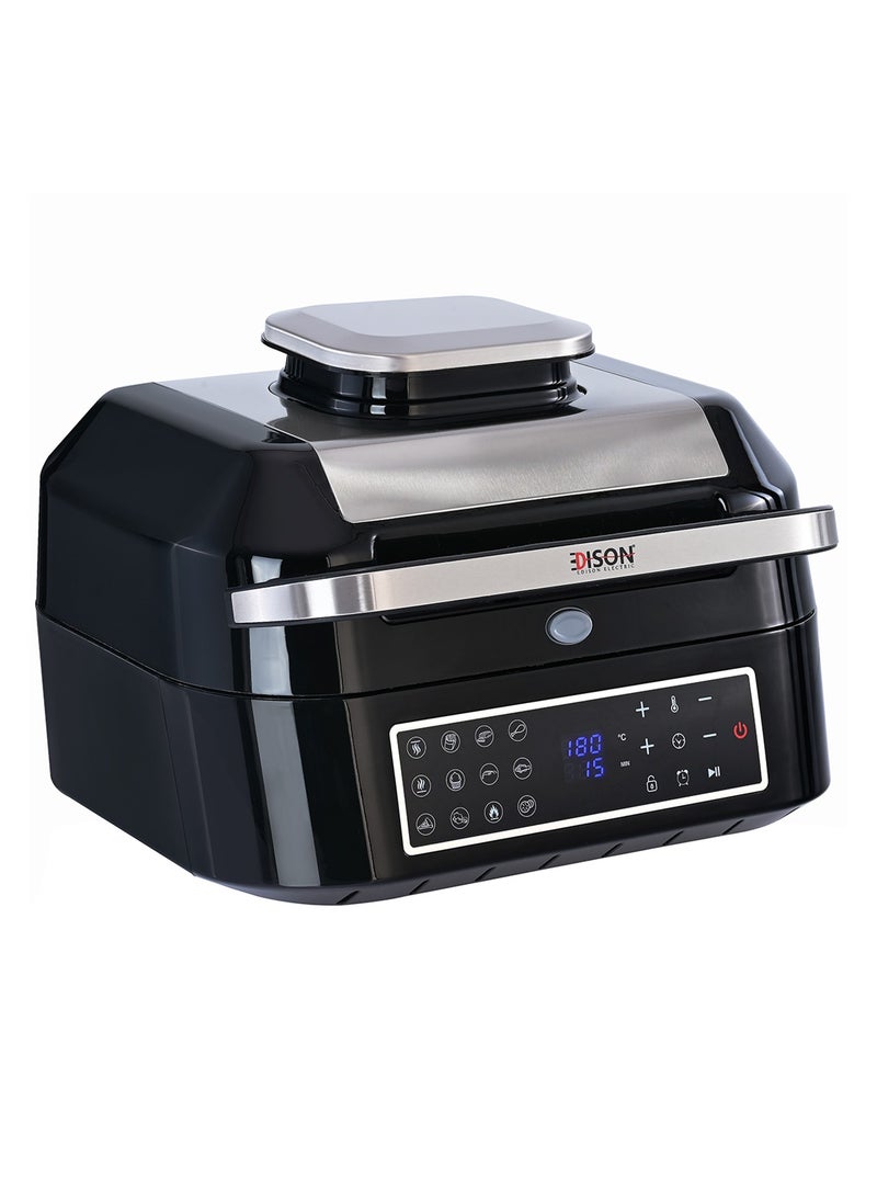 EDISON - Air Fryer Black Steel 12 Functions 6.5L 1800W - Image 1