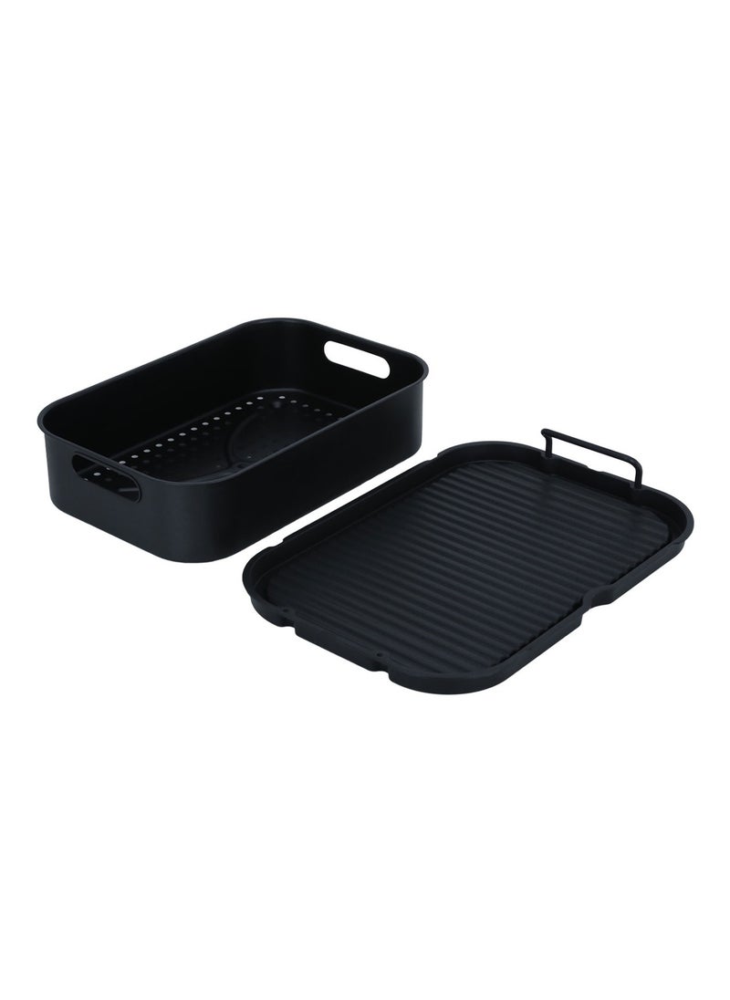 EDISON - Air Fryer Black Steel 12 Functions 6.5L 1800W - Image 1