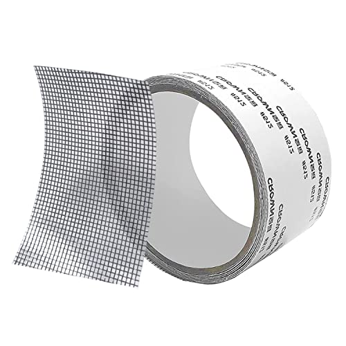 ACEBON Window Screen Repair Tape, 2"x80" - Strong Adhesive Mesh Patch Kit for Window Door Tears & Holes (Grey) - Image 1