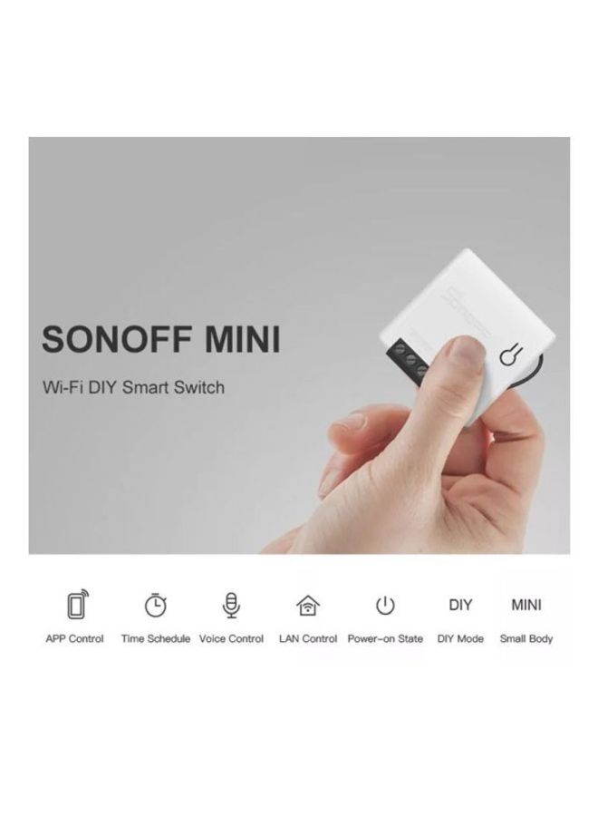 SONOFF Wifi Diy Smart Remote Control Switch White 3x5x5cm - Image 3