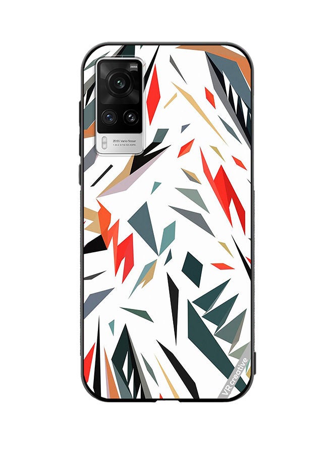VR CREATIVE Protective Case Cover For Vivo X60 Pro Abstract Design Multicolour - Image 1