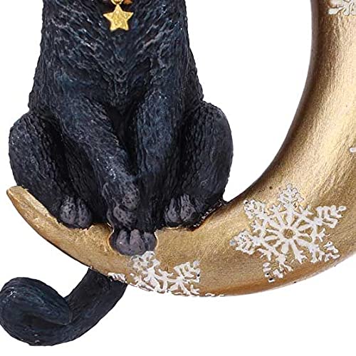 نيميسيس ناو Nemesis Now Lisa Parker Moon Black Cat Hanging Ornament Decoration 9cm Resin Lisa Parker Hanging Ornament Black Cat Giftar - Image 5