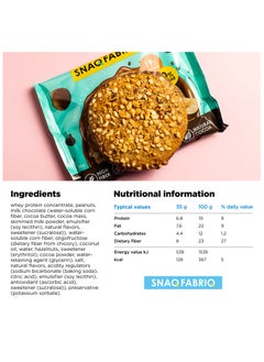 Snaq Fabriq Protein Cookie Nuts with Chocolate and Hazelnut High Fiber 12x35g  - Image 4