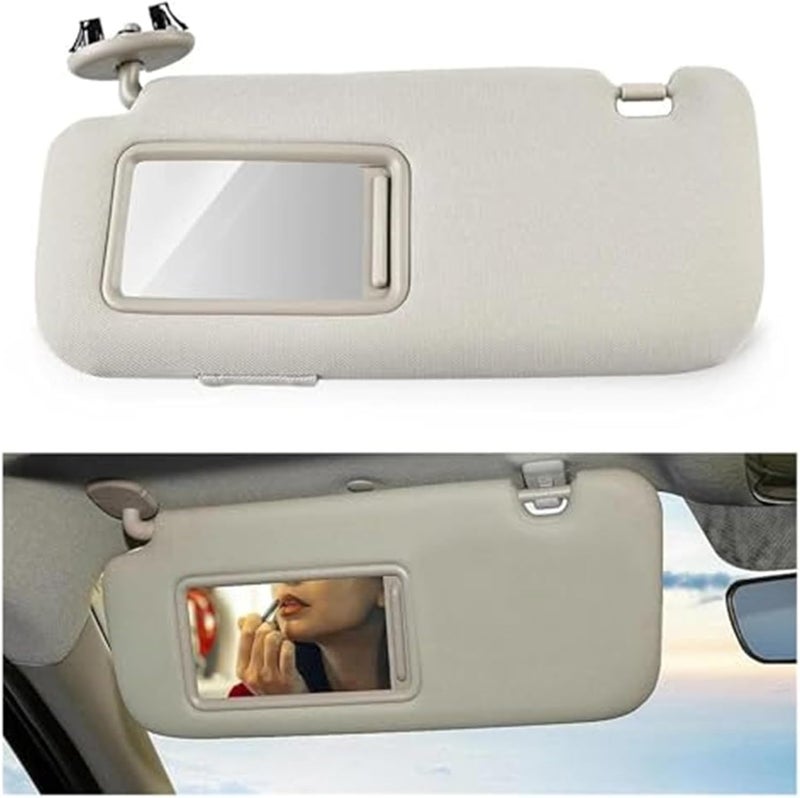 DEMULAX Car Interior Sun Visor with Mirror for Toyota - Image 4