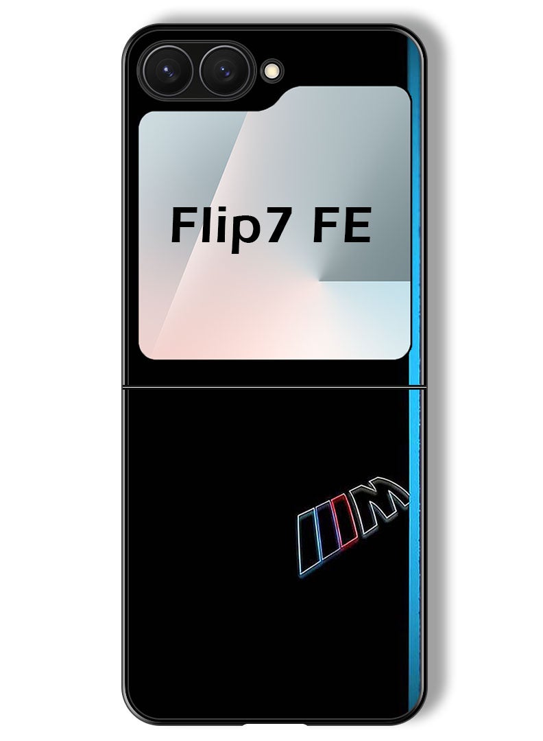 Theodor Case Compatible with Samsung Galaxy Z Flip 7 FE 6.7 Inch Protection Shockproof Bumper Cover Stripes - Image 1