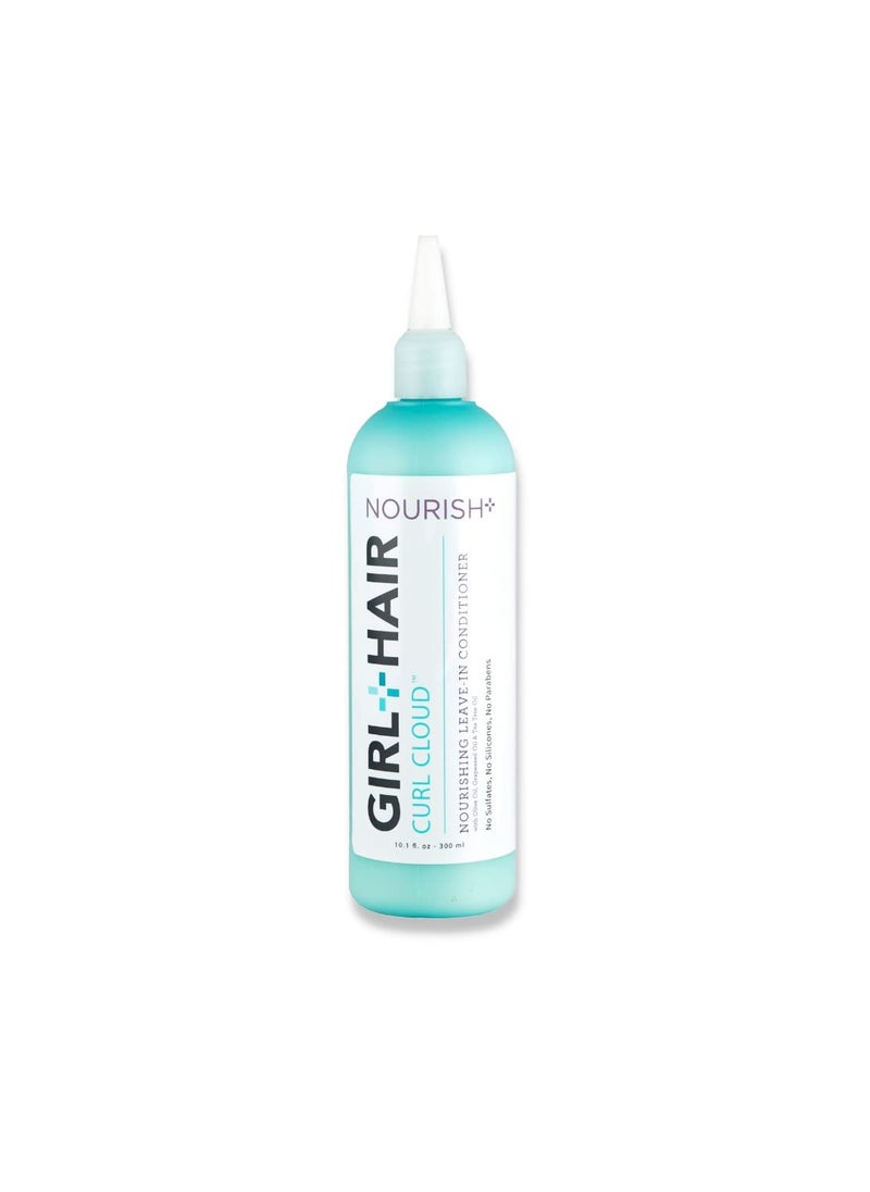 GIRL+HAIR - G+H NOURISH+ Moisturizing Leave-In Conditioner | Shea Butter, Tea Tree Oil | Promote Hair Growth, Healthy Scalp | Sulfate & Silicone Free | 10.1 Fl Oz - Image 1