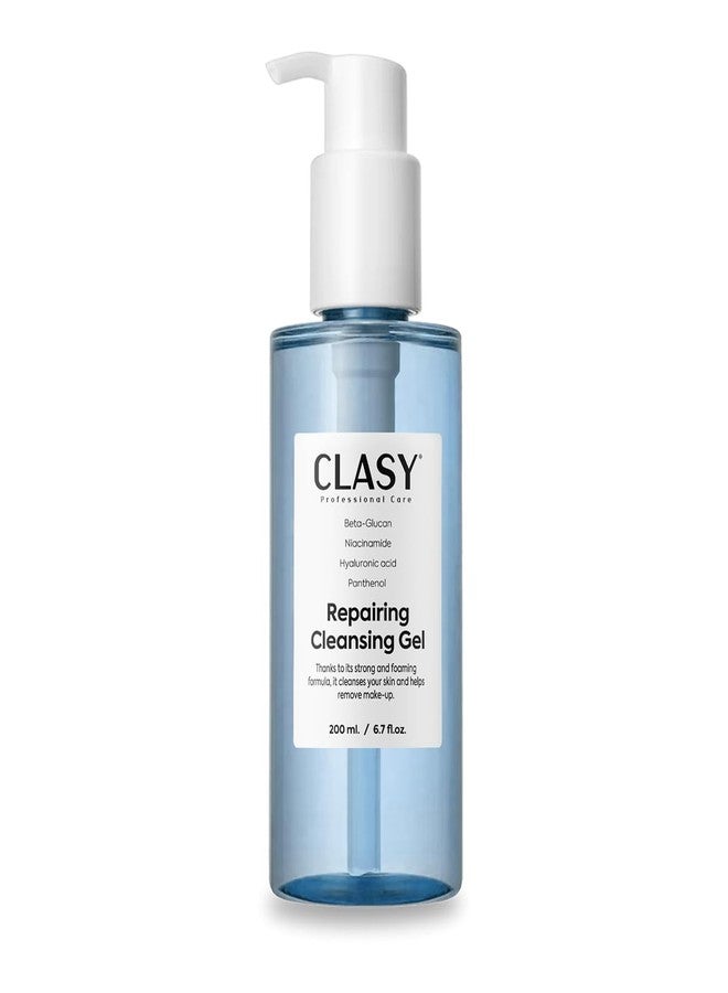 جل تنظيف الوجه Clasy Care Repairing Pore Tightening Facial Cleansing Gel – منظف لطيف ومرطب للوجه للبشرة الجافة والمختلطة، غسول يومي للوجه ومزيل للمكياج