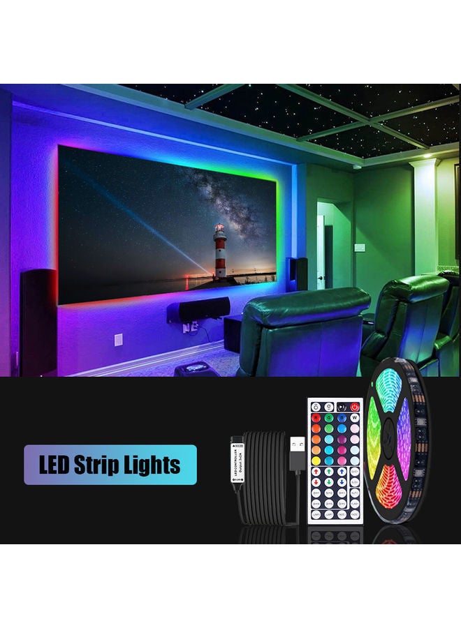 NIBEMINENT LED Strip Light With Remote Control Multicolour - Image 5