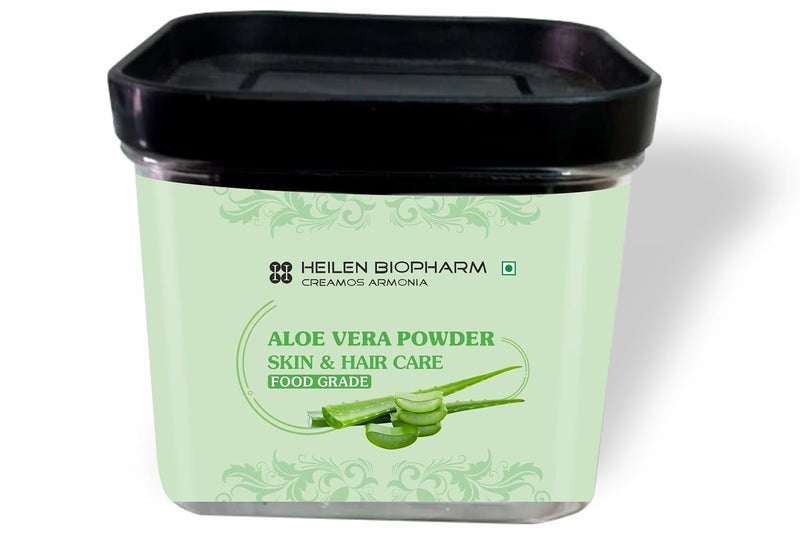 Heilen Biopharm Heilen Biopharm Aloe Vera Leaf Powder For Hair Betterment 200 g Pack of 1  - Image 1