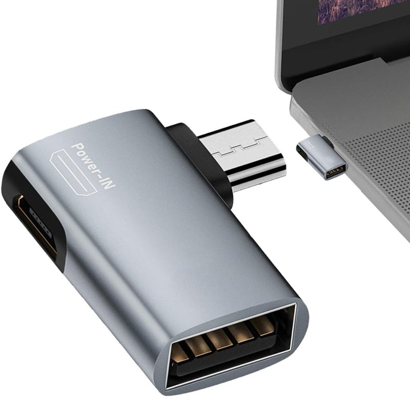 Tobo Micro to USB OTG Adapter for Fire TV Stick 4K, Keyboard, U Disk, Ethernet Adapter, Mouse U-Sb OTG Adapter for Android Phone Tablet and More Host Devices (Micro to USB Left) TD-1206CC - Image 2