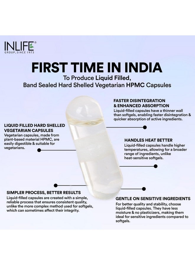 Inlife Coconut Oil Supplement 500 mg - 60 Vegetarian Capsules - Image 3