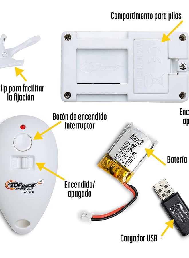 Top Race Drone Clip Remote Control Object Launcher - Release and Drop Drones Delivery (180 Feet) - Drone Drop Release - Image 5