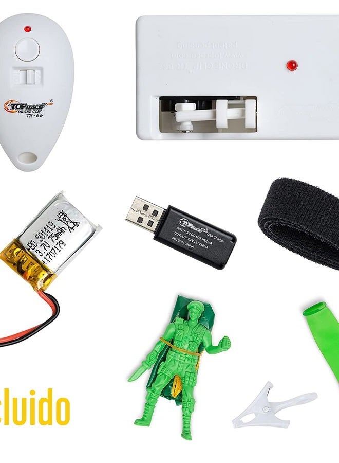 Top Race Drone Clip Remote Control Object Launcher - Release and Drop Drones Delivery (180 Feet) - Drone Drop Release - Image 2