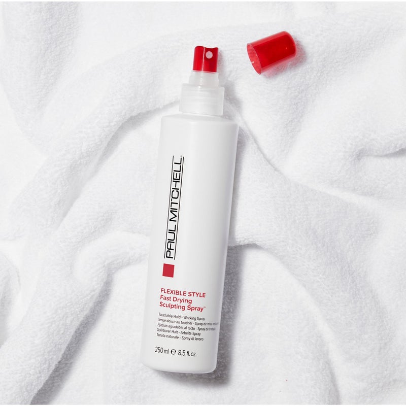 Paul Mitchell Fast Drying Sculpting Hairspray, Flexible Hold, Buildable Body + Shine, For All Hair Types, 16.9 fl oz - Image 4