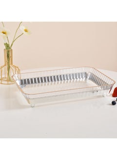 NKX Decorative Tray Cosmetic Storage Case for Kitchen and Bathroom  - Image 1