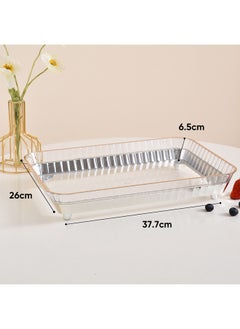 NKX Decorative Tray Cosmetic Storage Case for Kitchen and Bathroom  - Image 2