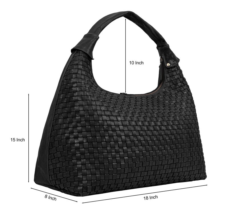 ANTONIO VALERIA Women's Genuine Leather Hobo Bags | Women's Shoulder Bags - Image 3
