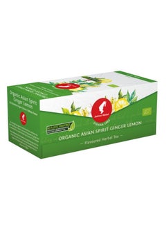 JULIUS MEINL Julius Meinl Organic Asian Spirit Ginger Lemon Herbal Tea 25ct - Plastic Free Packaging & Biodegradeable Filter  - Image 1