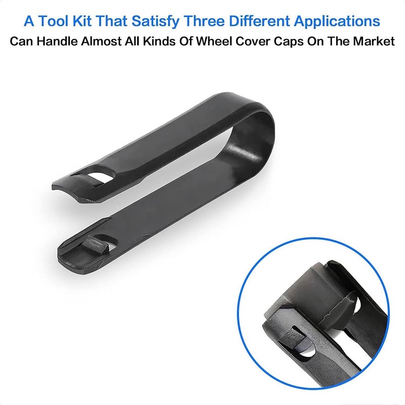 Gebildet 10pcs Wheel Bolt Cap Cover Removal Tool for Cars, 3+3+2+2 Universal Car Locking Eyelet, Tyre Nut, Centre Cover Cap Puller, Tweezers, Bolt Nut - Image 2