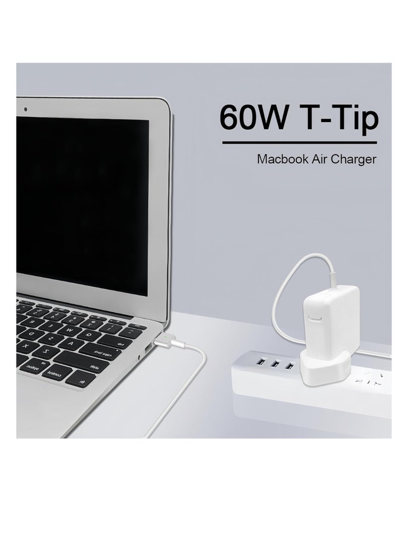 Compatible Mac Book Air Charger, 60W T-Tip Power Adapter Charger for Mac Book Pro 13" & Mac Book Air 11" and 13" (2012, 2013, 2014, 2015),models A1425,A1502,A1465,A1435,60W/45W - Image 5