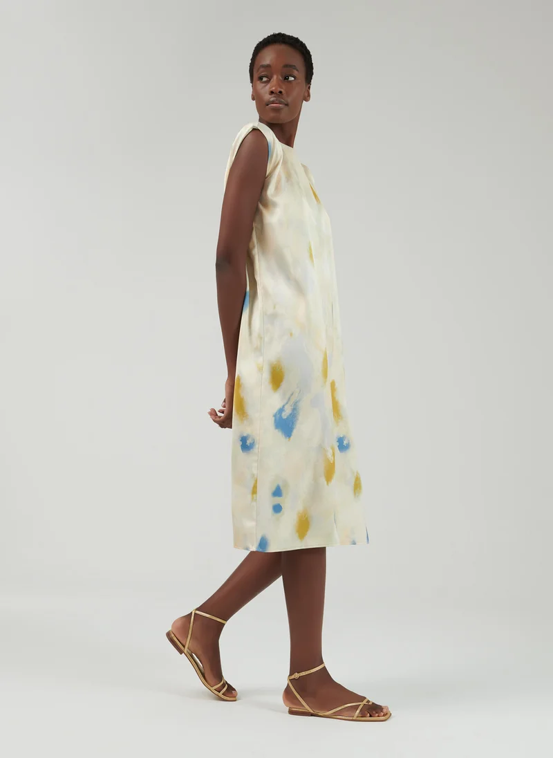 leem Printed Maxi Dress