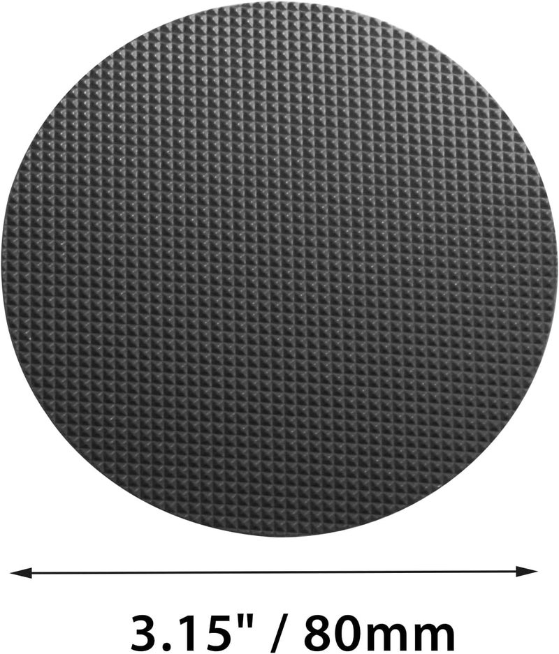 Coufce 24 PCS Bathtub Non Slip Stickers Black Adhesive Decals Round Shape Anti Slip Shower Stickers Bath Non Slip Stickers for Floor Bathroom Stairs Ladders with Scraper - Image 5