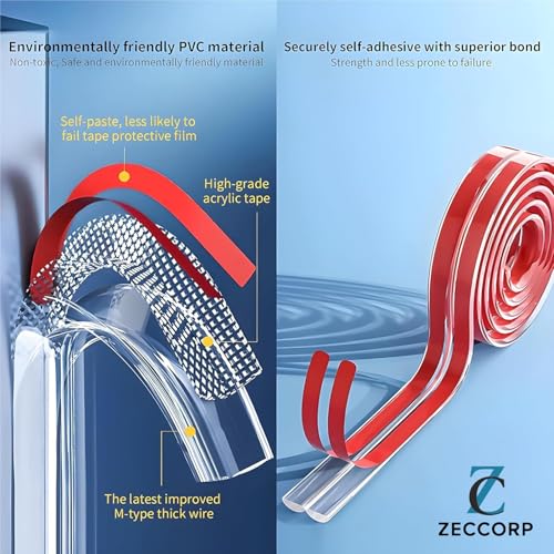 Zeccorp 6-Meter Silicone Edge Protector Strip | Baby Corner Guards for Sharp Edges | Table, Bed & Furniture Safety Protectors | Baby Proofing Corner Guards & Edge Safety for Sharp Edges - Image 5