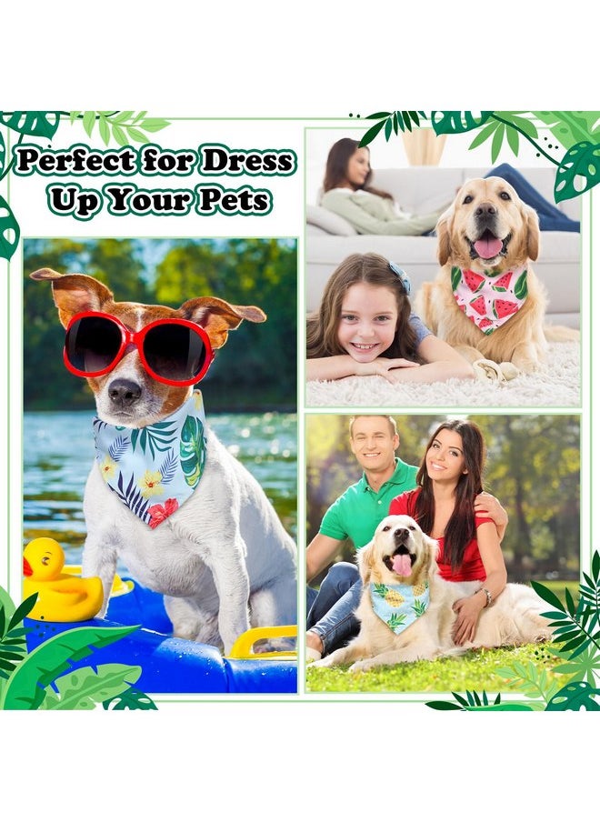 Reginary Reginary 72 Packs Summer Bandanas for Dog Bulk Fruit Dog Bandanas Pet Bandanas Hawaiian Triangle Scarf Bibs Dog Bibs Adjustable Dog Bandana for Pet Costume Accessories (Cute)  - Image 3