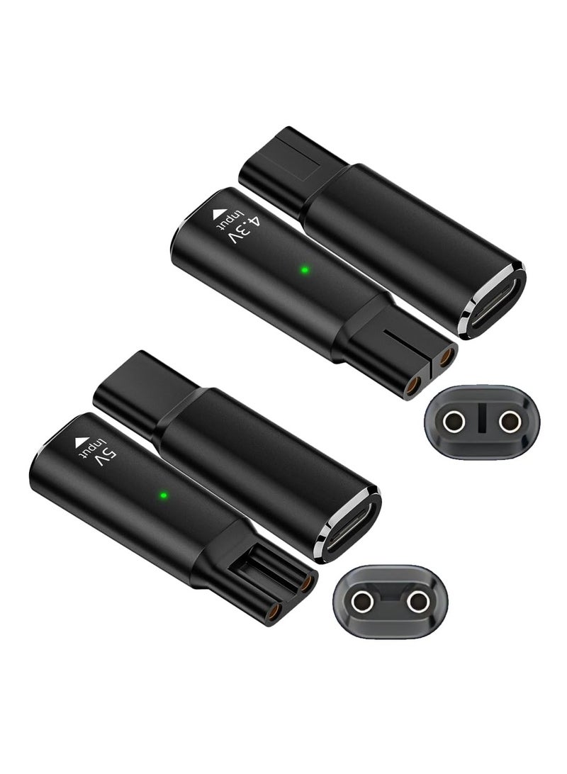 SYOSI 8PCS Universal USB C Power Cord Replacement Charger with 8 Charging Heads, USB Adapter for Electric Hair Clippers, Beard Trimmers, Shavers, Desk Lamps, and Purifiers - Compatible with Philips Norelco - Image 3