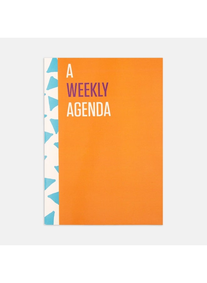 PK Design Contrasting Set Weekly Agenda: Orange - Image 5