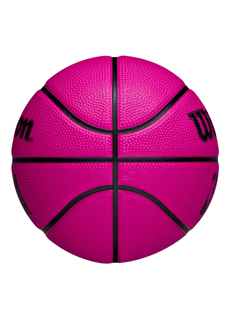 Wilson NBA Drv Mini Outdoor Basketball - Size 3 (mini ball) - Pink