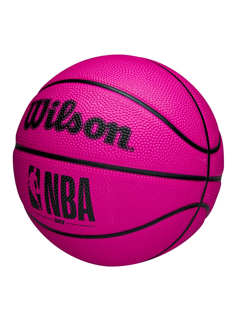 Wilson NBA Drv Mini Outdoor Basketball - Size 3 (mini ball) - Pink