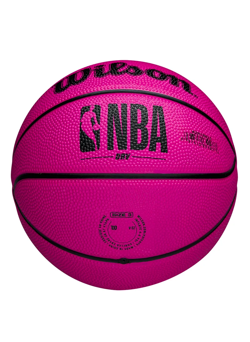 Wilson NBA Drv Mini Outdoor Basketball - Size 3 (mini ball) - Pink
