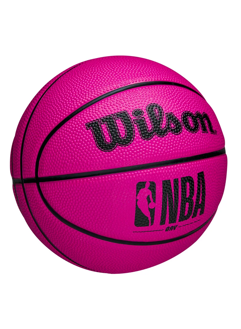 Wilson NBA Drv Mini Outdoor Basketball - Size 3 (mini ball) - Pink