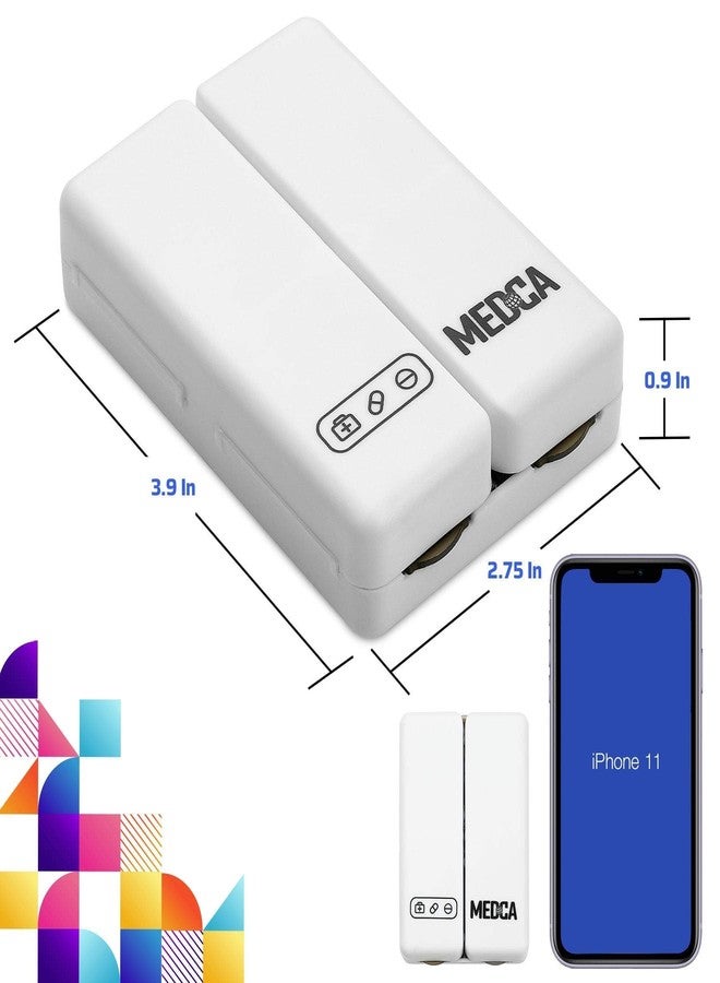 MEDca Magnetic Foldable Pill Box Case - (2 Pack) 7 Day Weekly Medicine Organizer - Portable Compact Lightweight Pill Container w/ 7 Compartments, Dustproof, Air-Tight, BPA-Free f Vitamins and Supplements - Image 5