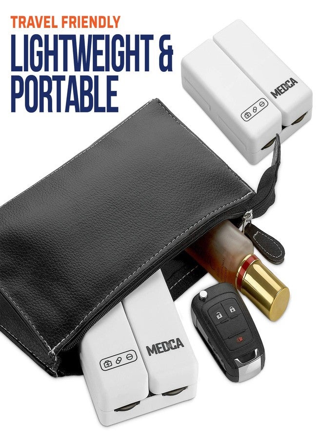 MEDca Magnetic Foldable Pill Box Case - (2 Pack) 7 Day Weekly Medicine Organizer - Portable Compact Lightweight Pill Container w/ 7 Compartments, Dustproof, Air-Tight, BPA-Free f Vitamins and Supplements - Image 4