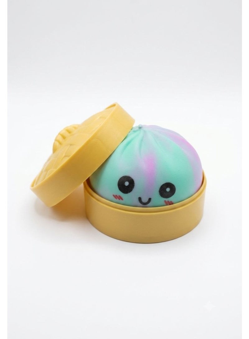 Squishy Dumpling - Squishy Dumpling - Stress Relief Dumpling Toy - Foam Dumpling Stress Relief Figure - Steamed Stuffed Bun Simulation Cake Toy, Squeezable Dumpling Ball, Stress Relief Toys, Sensory Squeeze Toy - Rubber Dumpling Stress Relief Ball for Kids, Colorful Dumpling Stress Relief Balls, Stress Relief Fidget Toys, Squeeze Dough Ball, Sensory Stress Relief Toy, Anti-Anxiety Cake. Rubber Stress Relief Ball for Kids, Colorful Stress Relief Balls, Stress Relief Toys, Stress Relief Dough Ball, Sensory Stress Relief Toy, Anti-Anxiety Cake - 1 Random Piece. - Image 1