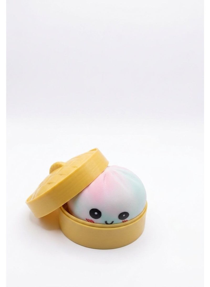 Squishy Dumpling - Squishy Dumpling - Stress Relief Dumpling Toy - Foam Dumpling Stress Relief Figure - Steamed Stuffed Bun Simulation Cake Toy, Squeezable Dumpling Ball, Stress Relief Toys, Sensory Squeeze Toy - Rubber Dumpling Stress Relief Ball for Kids, Colorful Dumpling Stress Relief Balls, Stress Relief Fidget Toys, Squeeze Dough Ball, Sensory Stress Relief Toy, Anti-Anxiety Cake. Rubber Stress Relief Ball for Kids, Colorful Stress Relief Balls, Stress Relief Toys, Stress Relief Dough Ball, Sensory Stress Relief Toy, Anti-Anxiety Cake - 1 Random Piece. - Image 4