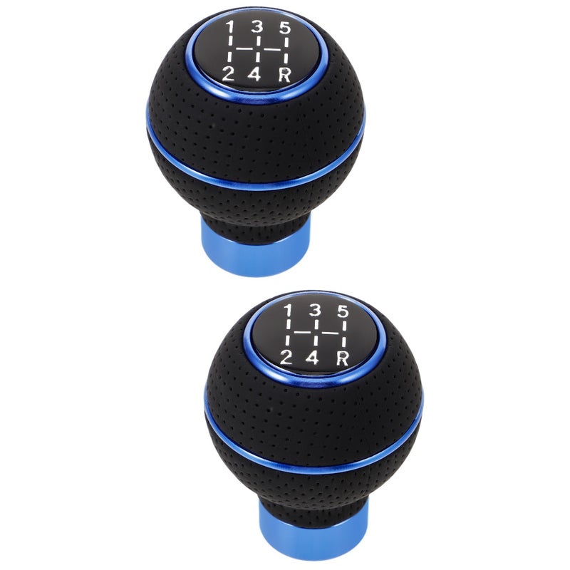 2pcs Automotive Shifter Knob 5 Speed Gear Stick Shift Knob Manual Car Shift Knob Lever - Image 1