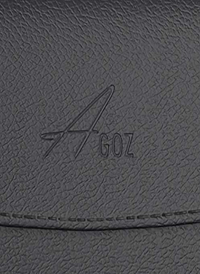 AGOZ Cell Phone Case 5.75"x3"x0.7" for Samsung Galaxy J3, Galaxy J3 Emerge SM-J327P, Galaxy J3 Eclipse SM-J327V, Galaxy J3V SM-J320V, J3 Mission, J3 Star, Leather Holster Pouch with Belt Clip Loops - Image 5
