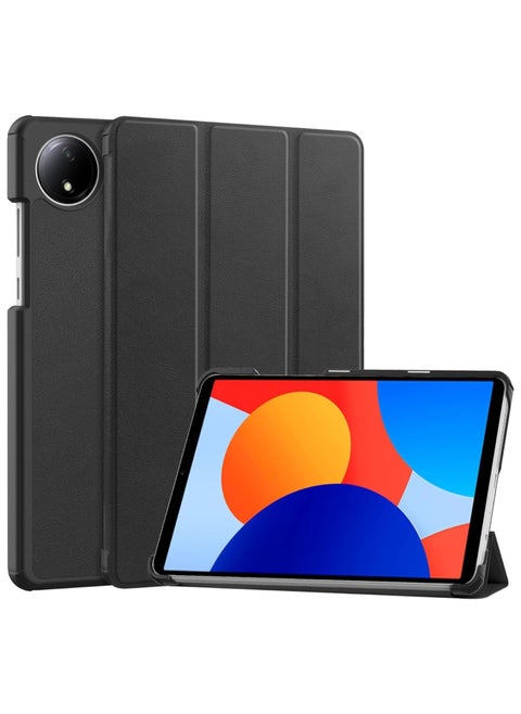 Case Compatible with Xiaomi Redmi Pad SE 8.7 inch Released 2024, Lightweight Hard Shell Protective Case with Multi-Angle Stand,Automatic sleep/wake-up(Black)