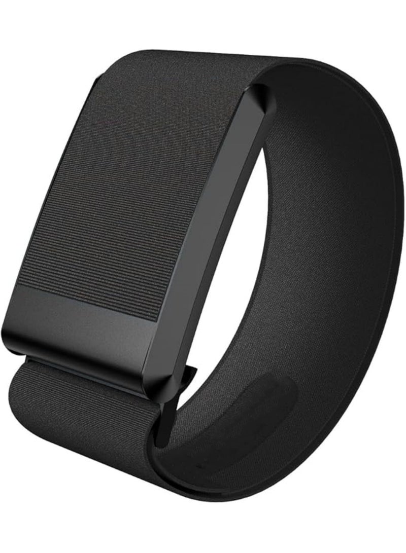 Aookay Wristband - Replacement Fast-Drying Band Compatible with WHOOP 4.0 - Stylish & Affordable Replacement Strap - Breathable Band Strap Including U Shape Black Connector (Black) - Image 1