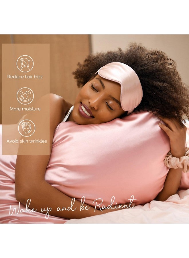 Yanibest Satin Pillowcase, Silk Pillow Cases for Hair and Skin with Zipper, Standard Pillow Cases Set of 2 for 20"x26", Exquisite Packaging for Women Men - Image 5