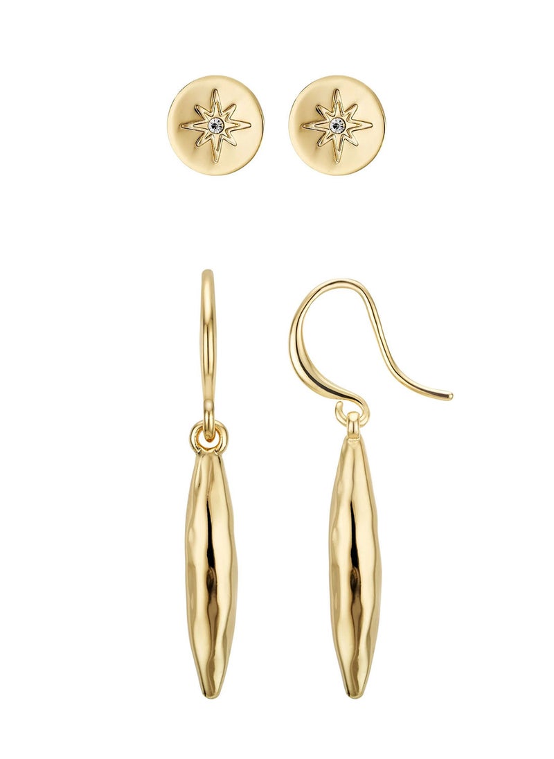 BUCKLEY LONDON Eyre Earring Duo Gold  - Image 1