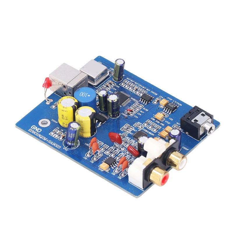 Audio Amplifier Module HiFi DAC Decoder Board External Sound Card 24bit 96K SA9023 ES9018K2M - Image 3