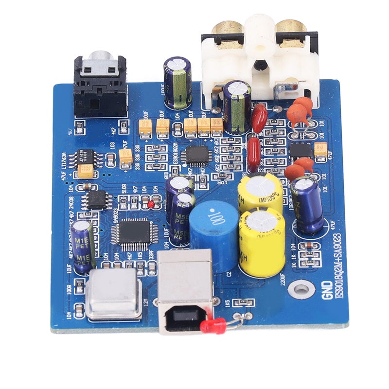 Audio Amplifier Module HiFi DAC Decoder Board External Sound Card 24bit 96K SA9023 ES9018K2M - Image 1