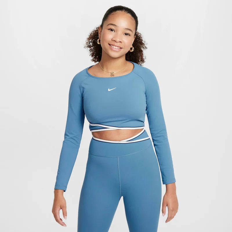 Nike Girls' Dri-FIT Long-Sleeve Top