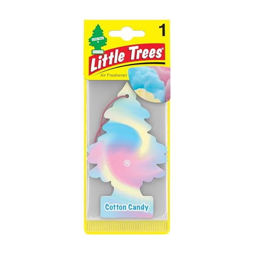 Little Trees MTR0046 Air Freshener Hanging Paper Tree for Home or Car Cotton Candy - Image 3
